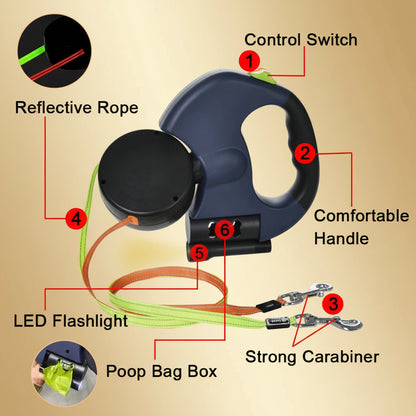 PawLux Premium Small Dog Leash