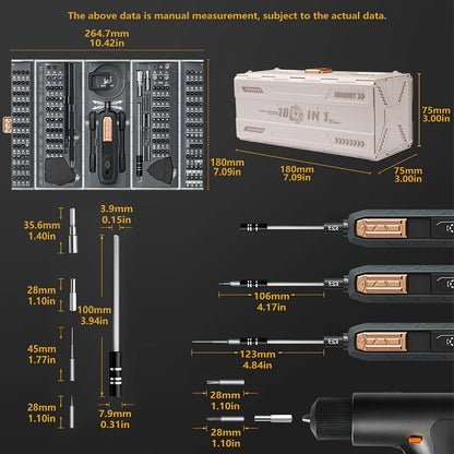TitanVault 180 Elite Precision Multifuction Toolkit