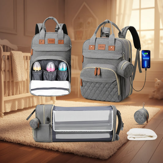 Smart 3-in-1 Diaper Bag & Travel Bed