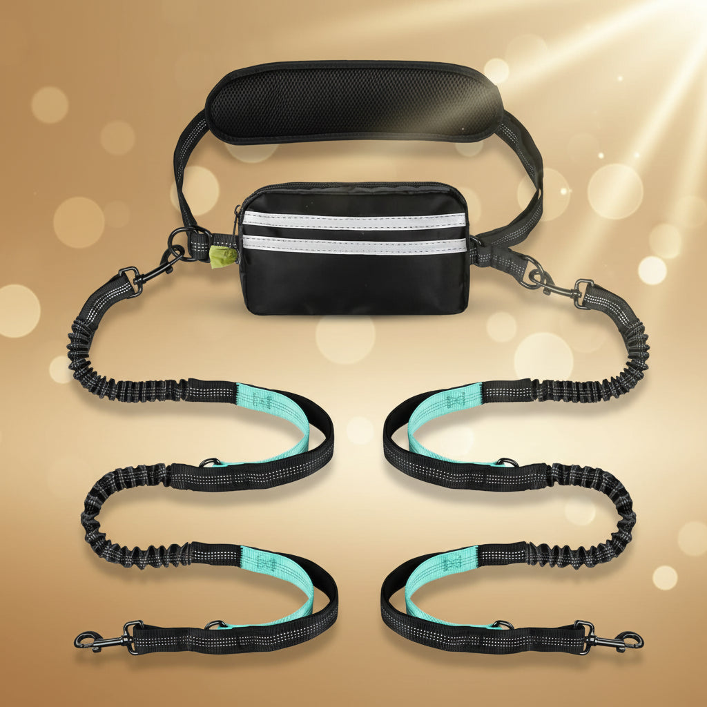 StrideSync Hands-Free Dual Dogs Leash