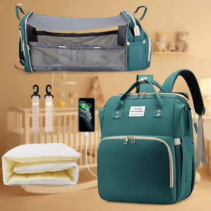 Smart 3-in-1 Diaper Bag & Travel Bed