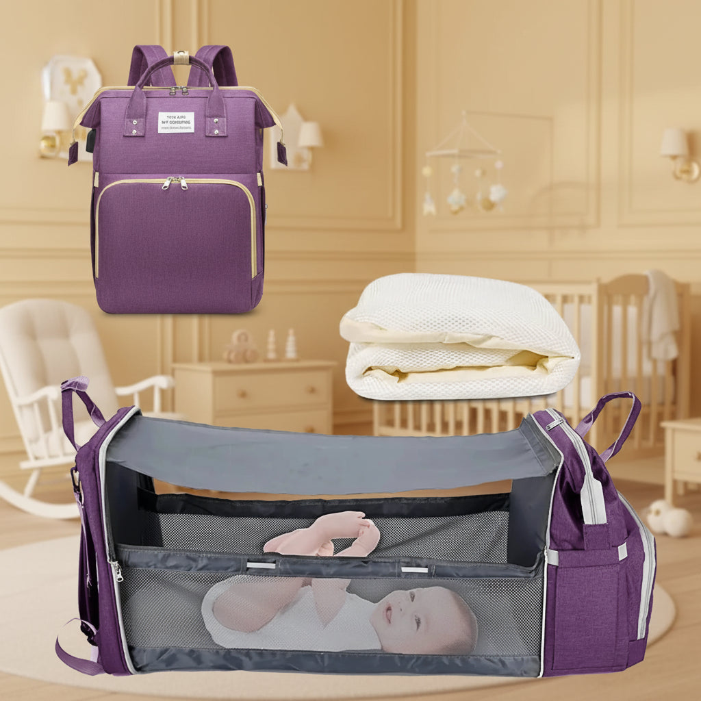 Smart 3-in-1 Diaper Bag & Travel Bed