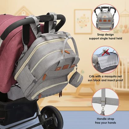 Smart 3-in-1 Diaper Bag & Travel Bed