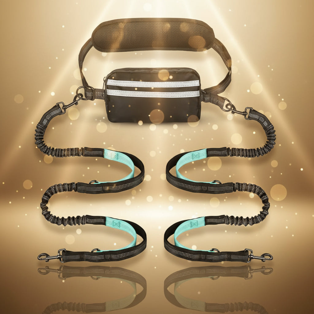 StrideSync Hands-Free Dual Dogs Leash